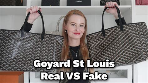 how to differentiate real and fake goyard|inside goyard tote.